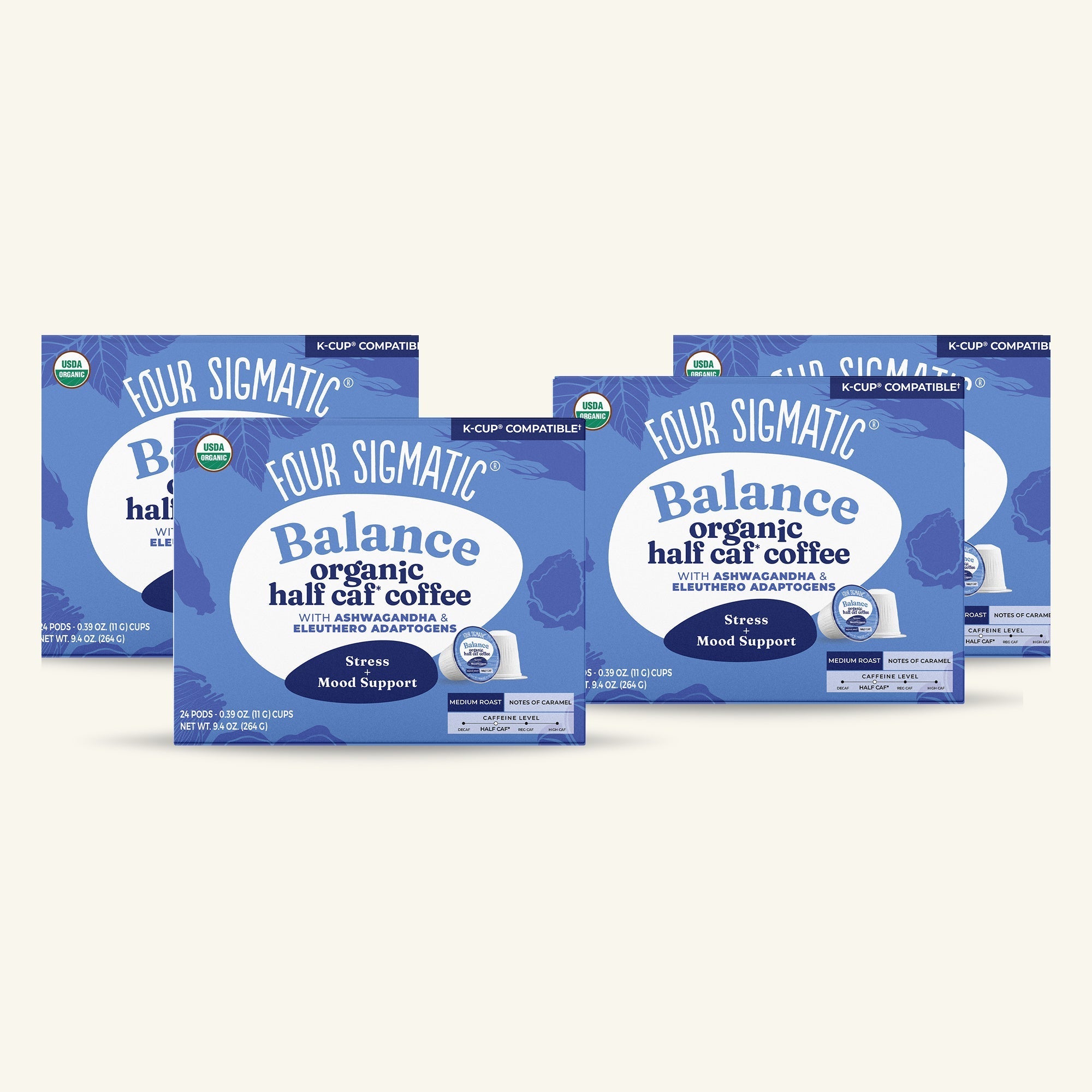 US Four Sigmatic Balance Coffee Pods (24ct)