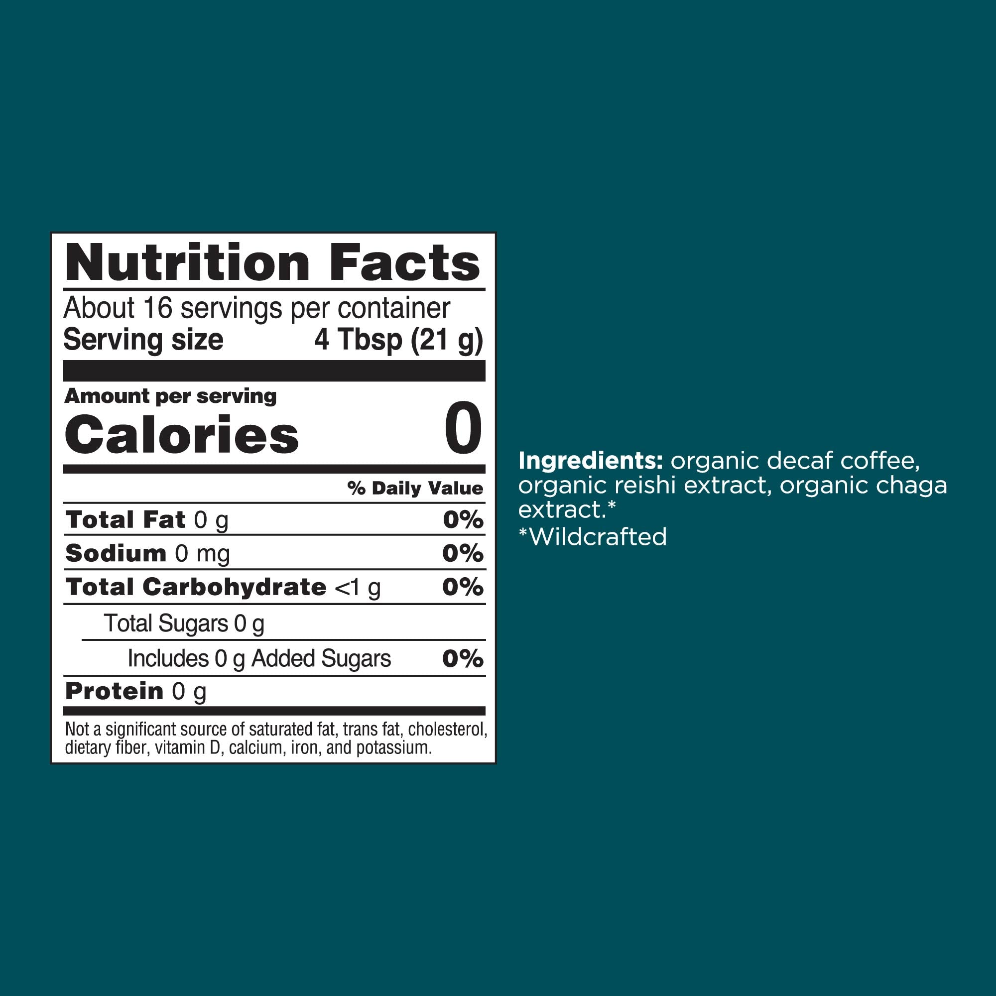 US Four Sigmatic Calm Decaf Ground Coffee - Medium