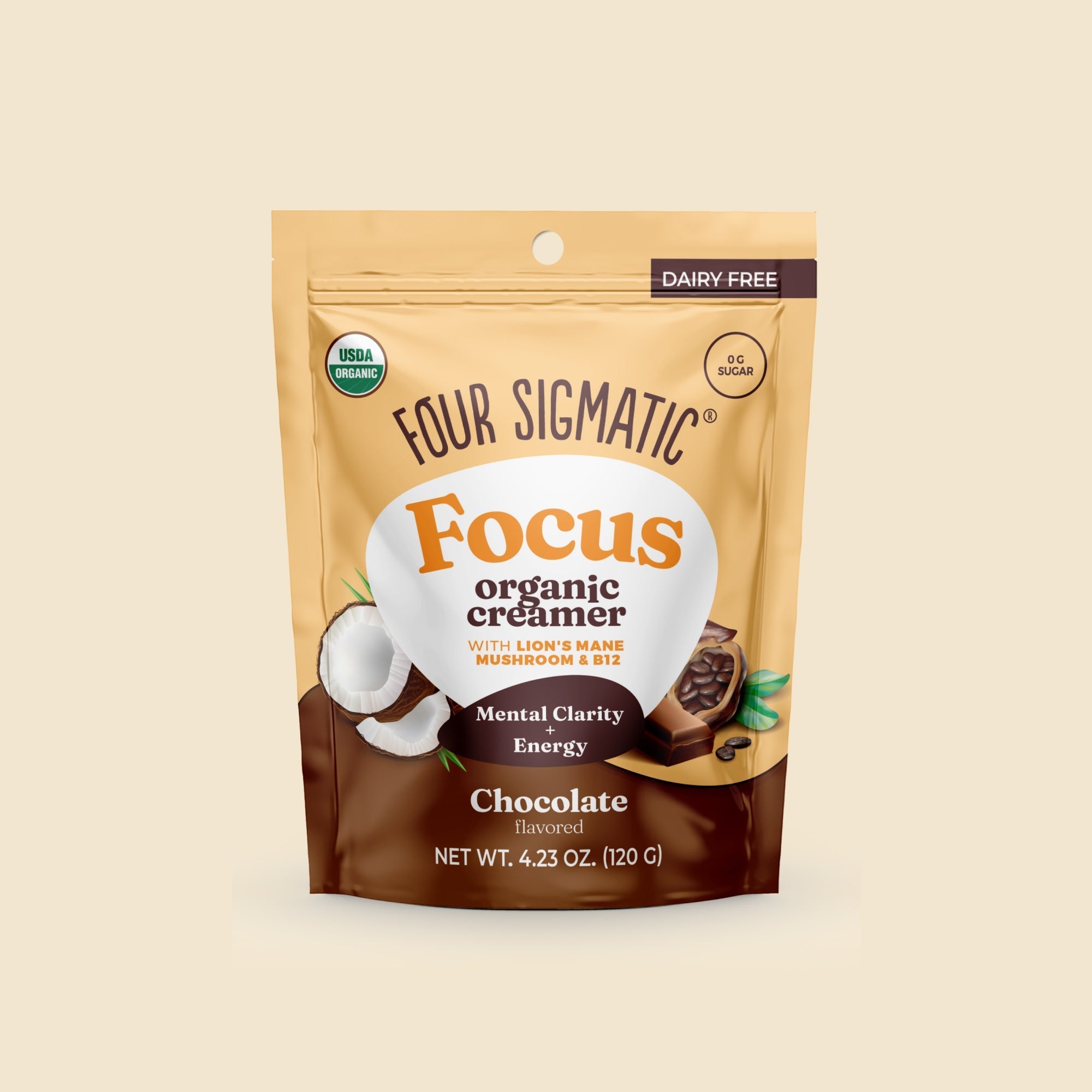 US Four Sigmatic Focus Creamer – Chocolate
