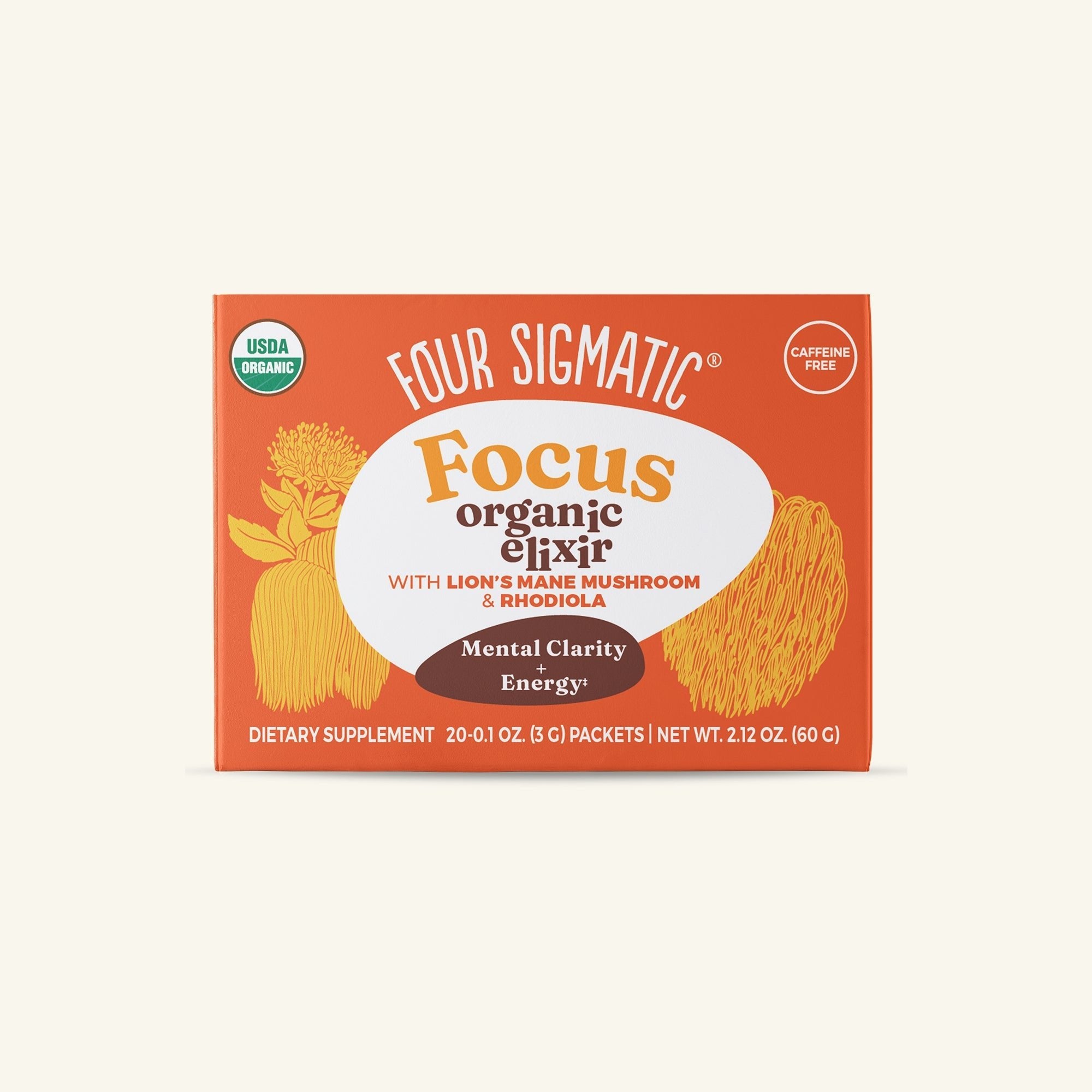US Four Sigmatic Focus Elixir, Packets