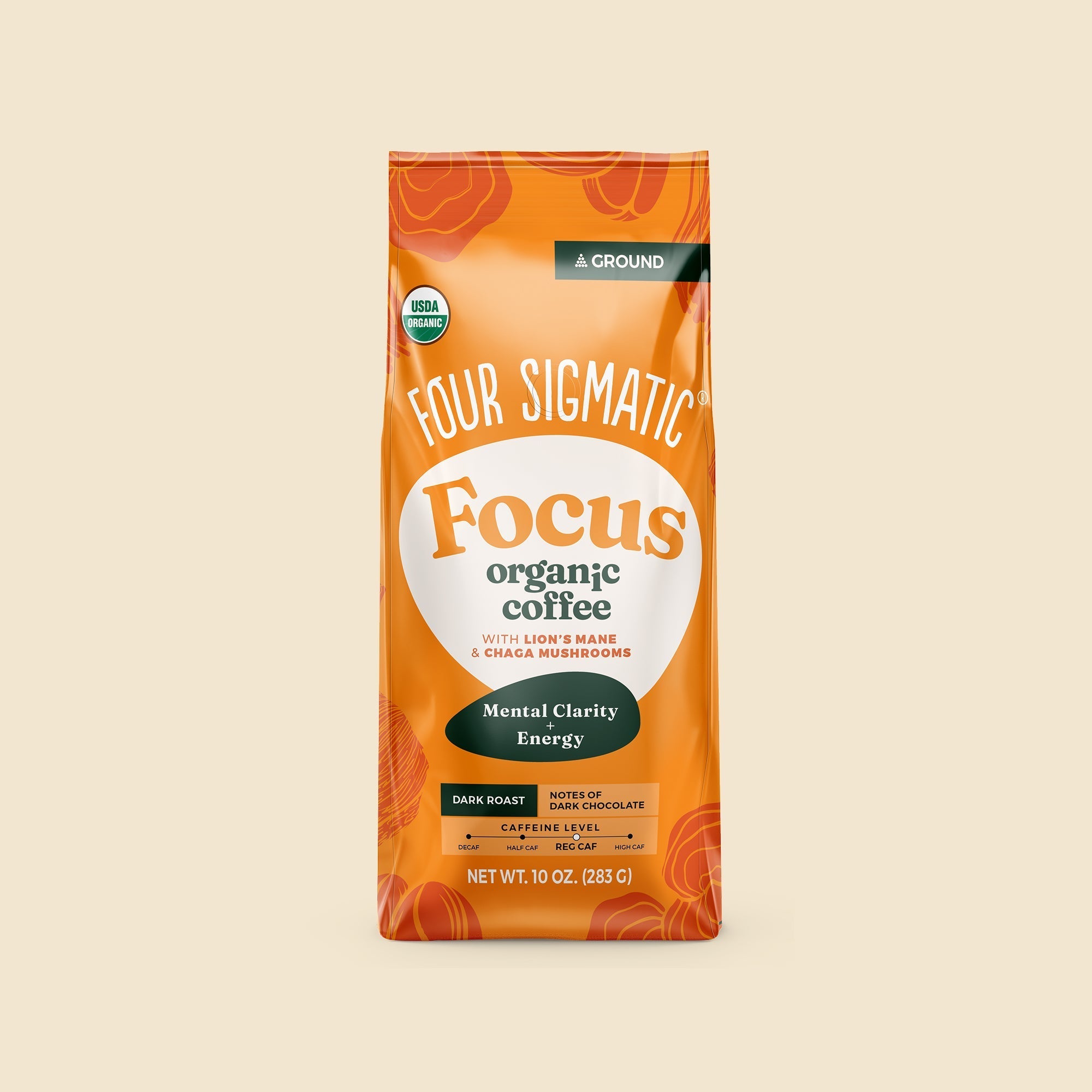 US Four Sigmatic Focus Ground Coffee - Dark