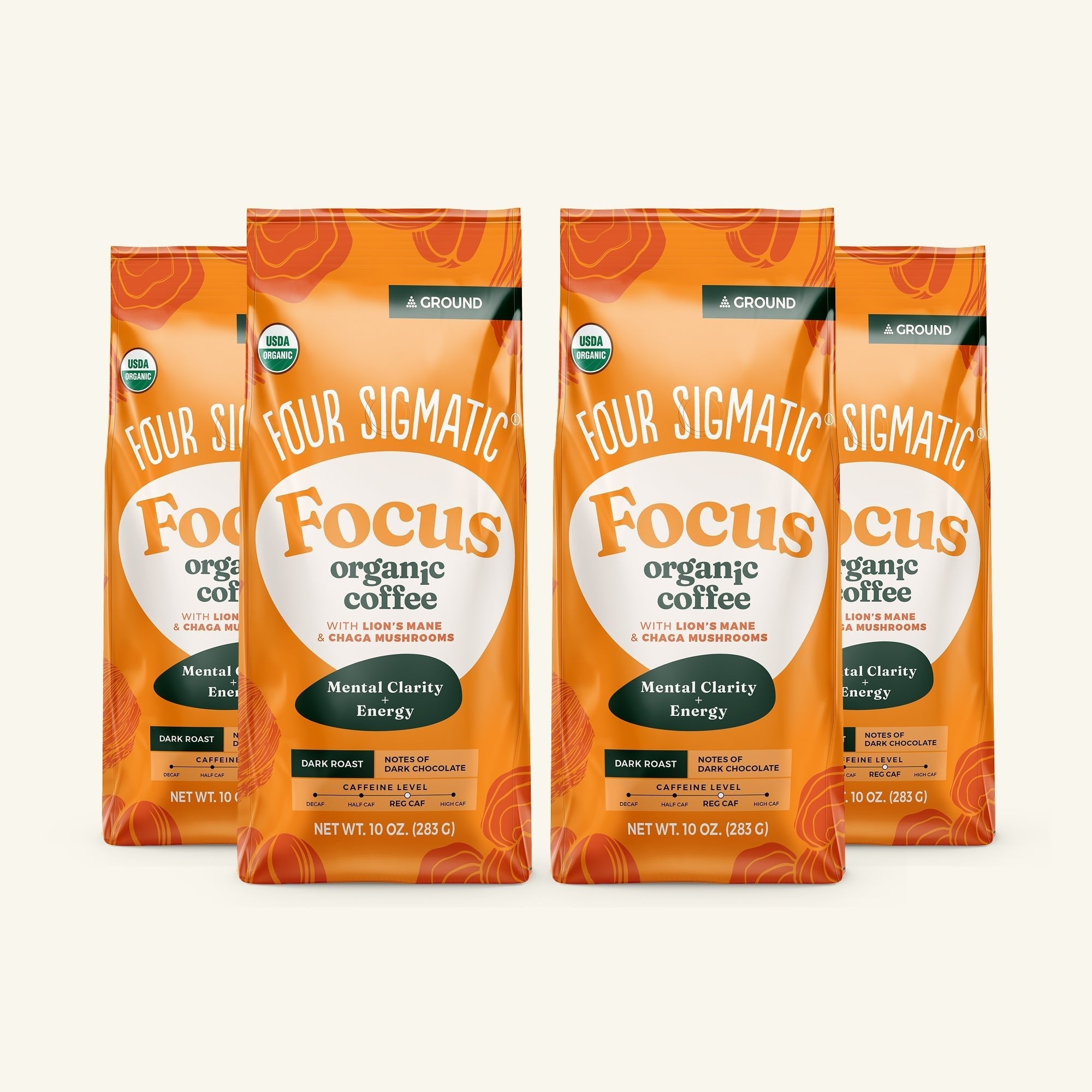 US Four Sigmatic Focus Ground Coffee - Dark