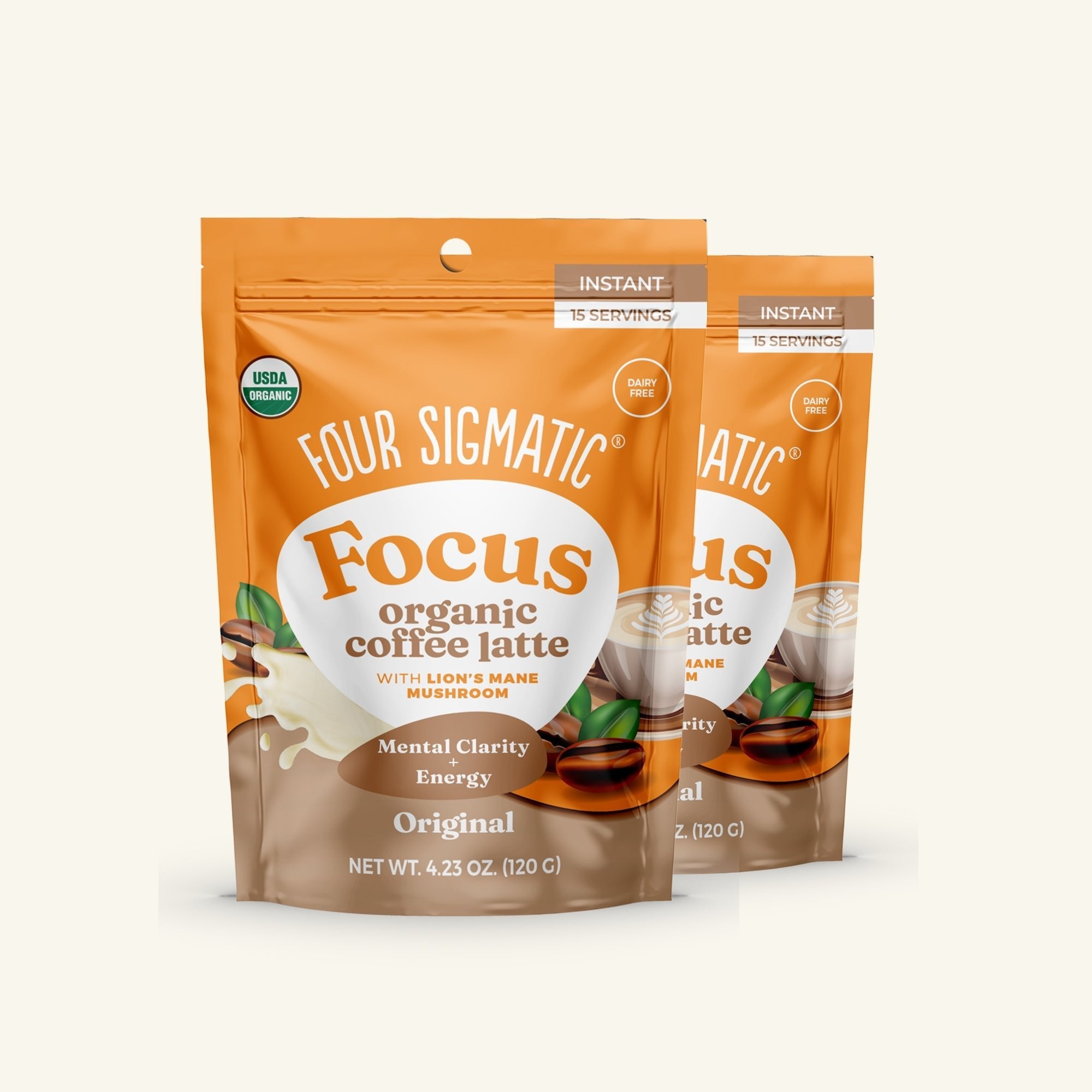 US Four Sigmatic Focus Organic Coffee Latte - Original