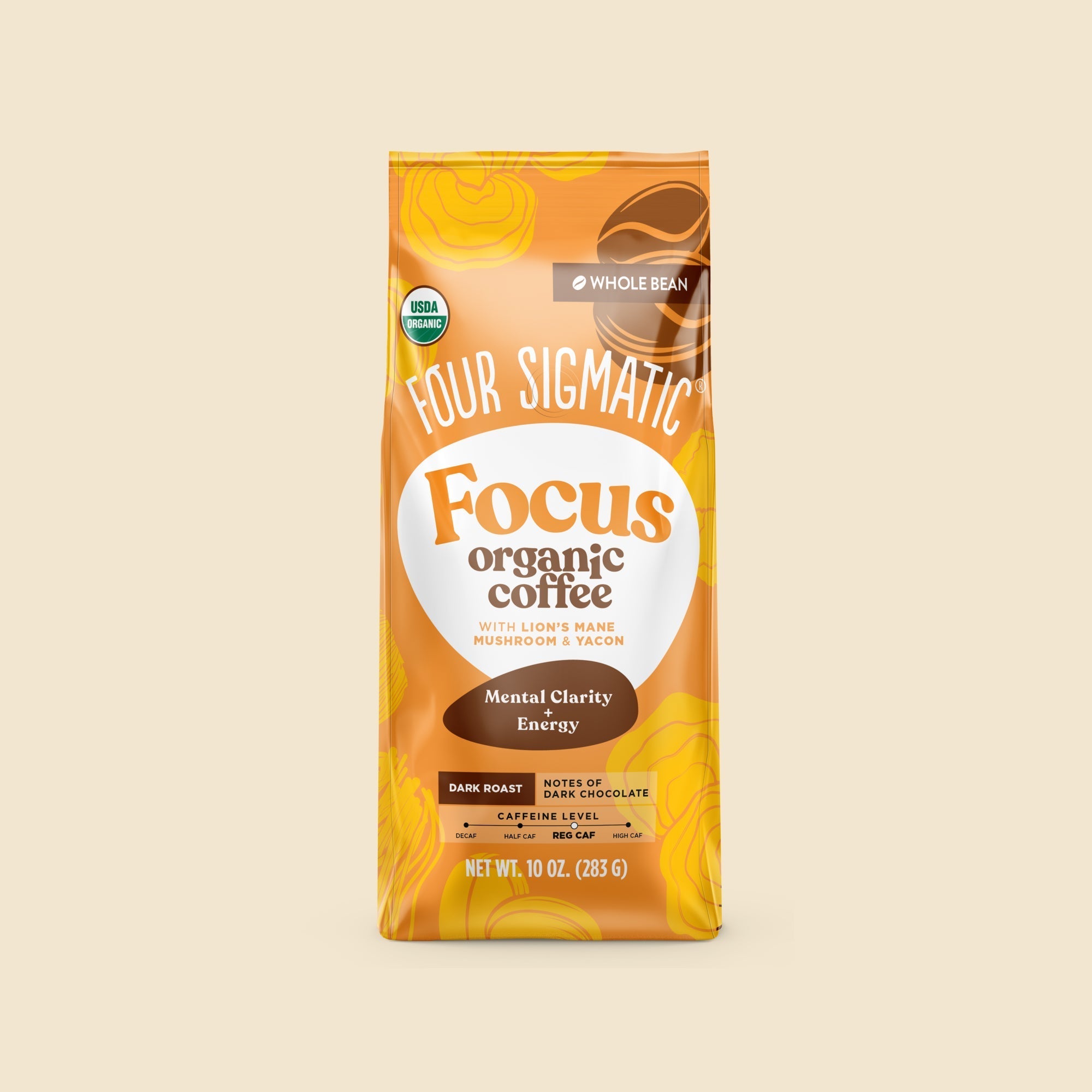 US Four Sigmatic Focus Whole Bean Coffee