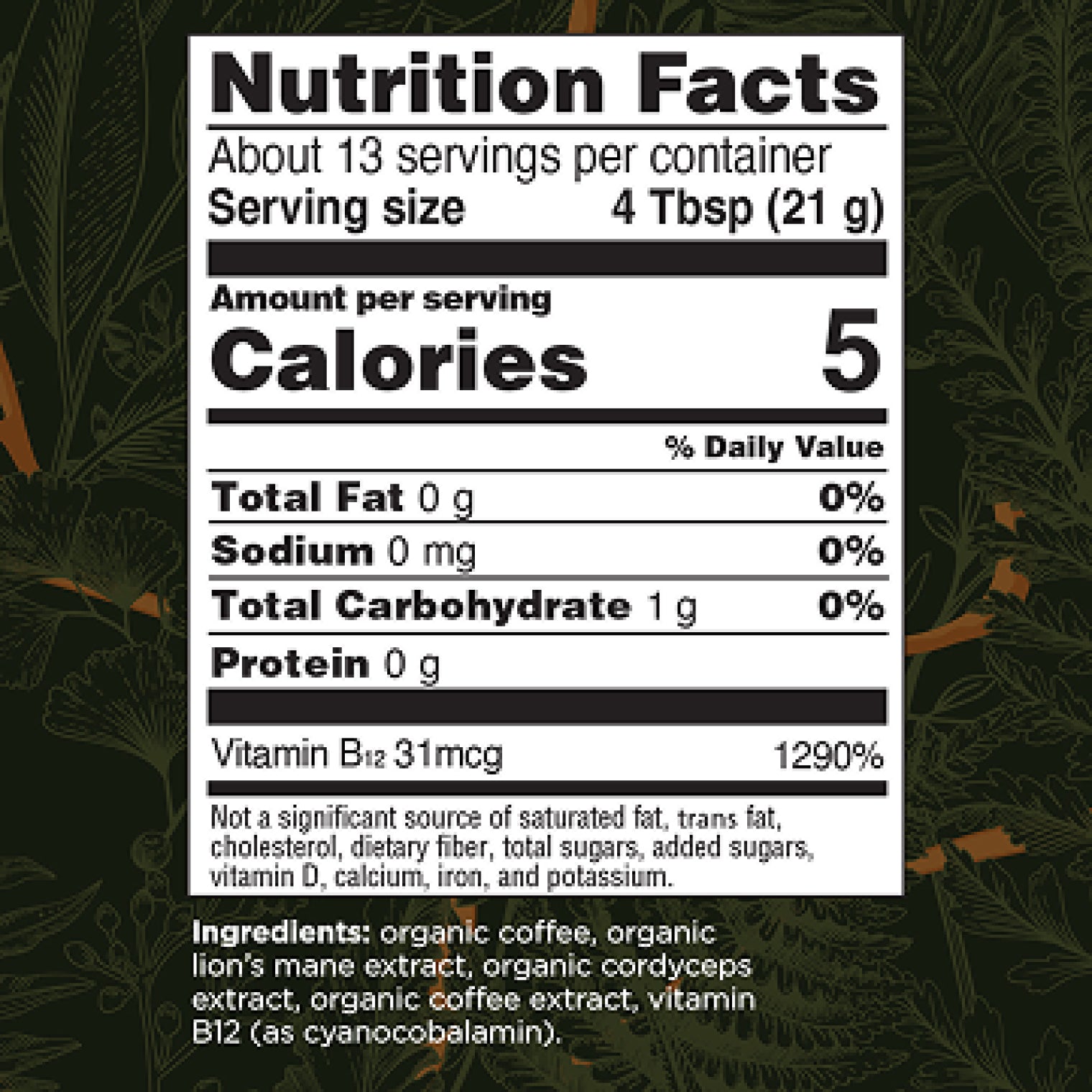 US Four Sigmatic HBO Original The Last Of Us - Organic High Caf Ground Coffee