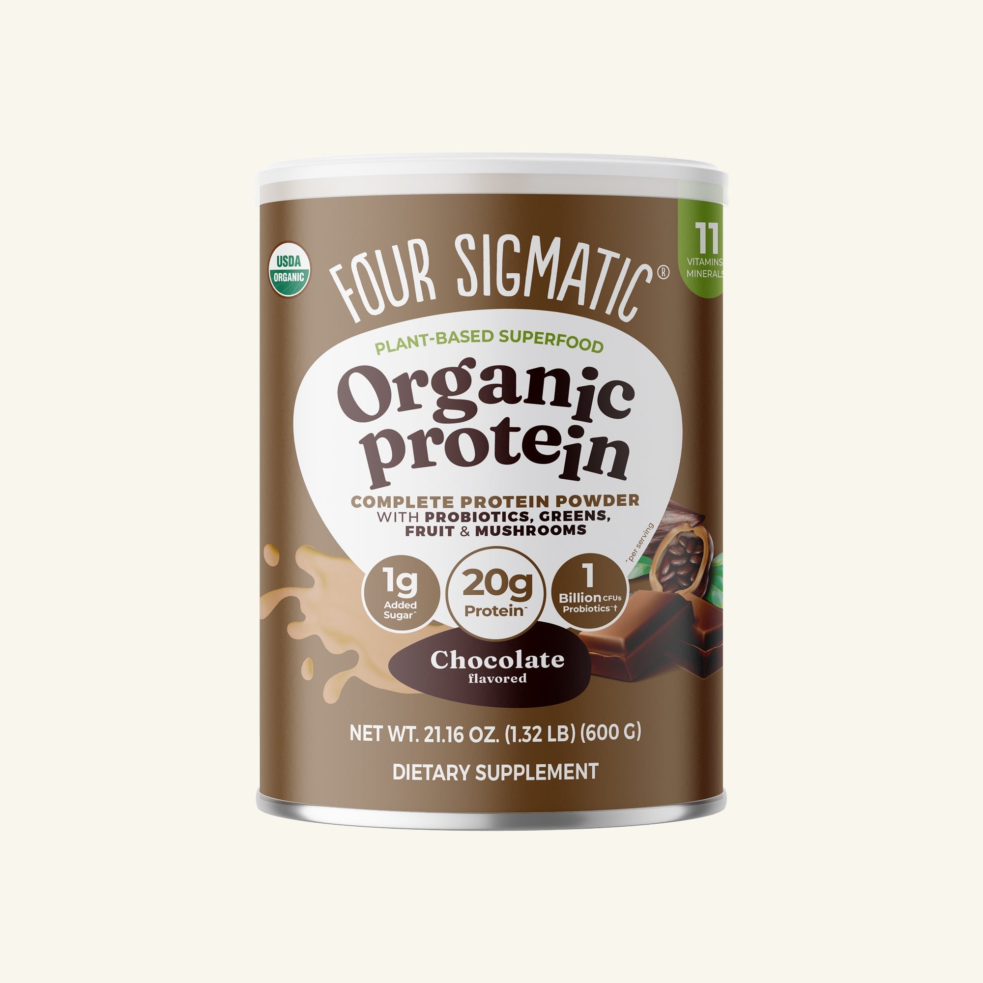 US Four Sigmatic Plant - Based Protein – Chocolate