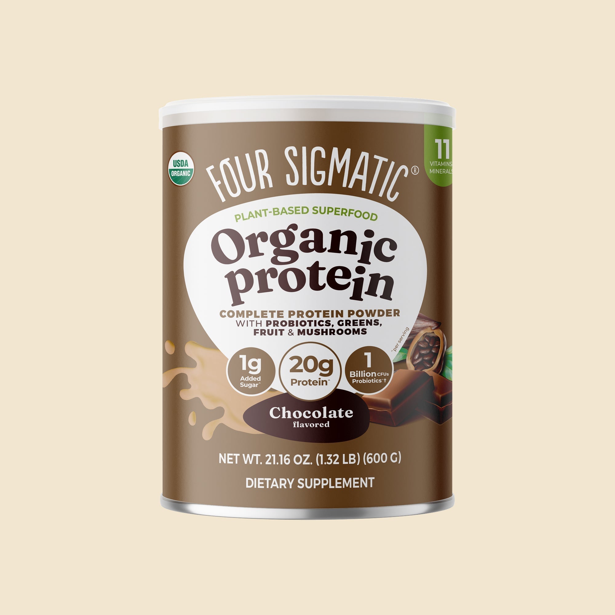 US Four Sigmatic Plant - Based Protein – Chocolate