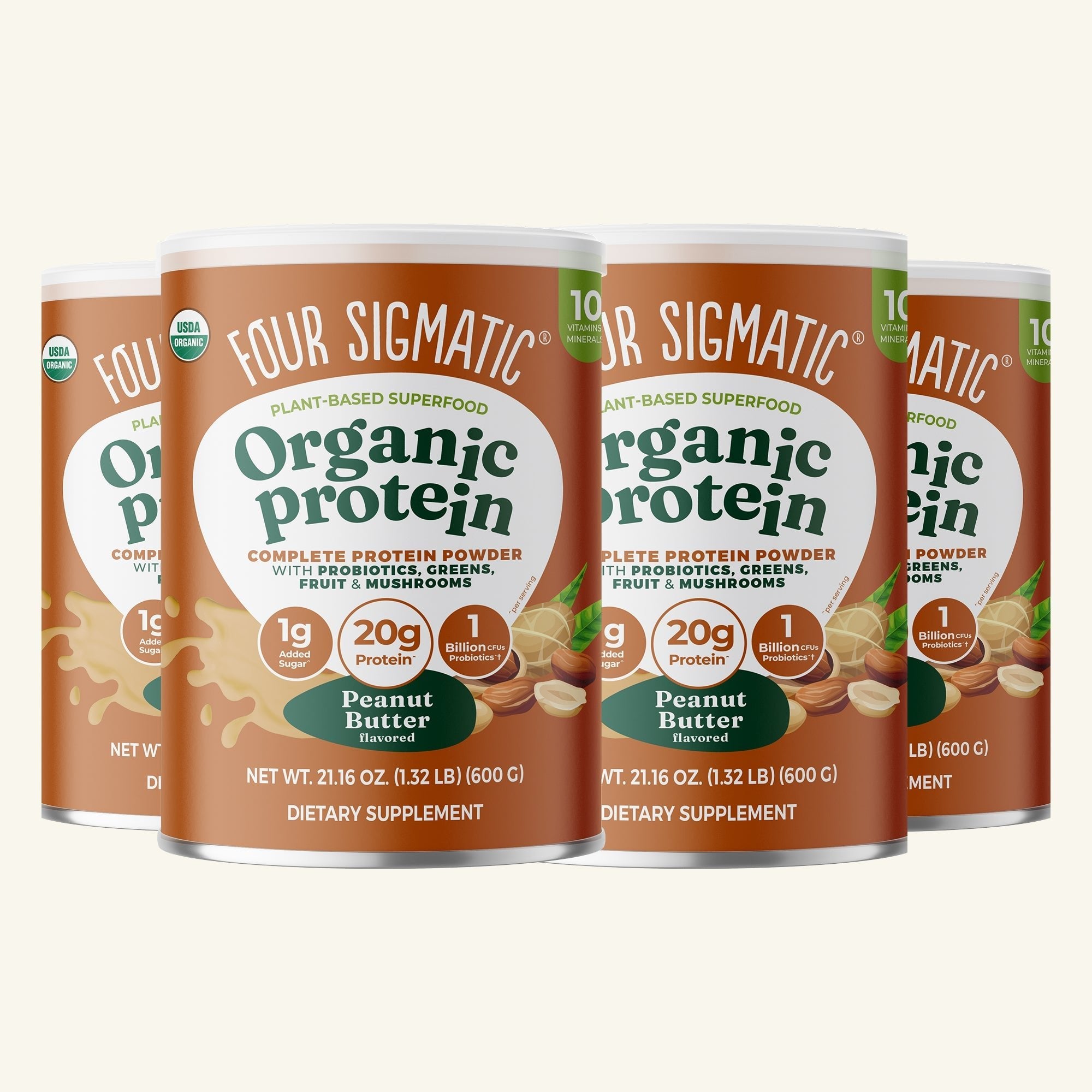 US Four Sigmatic Plant - Based Protein – Peanut Butter