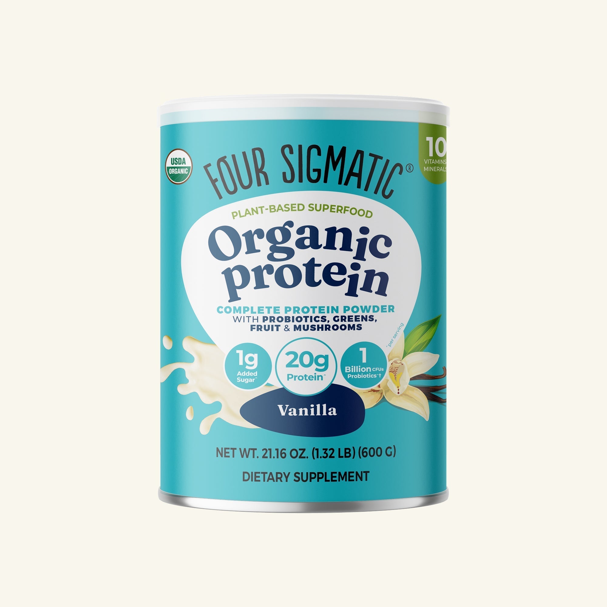 US Four Sigmatic Plant - Based Protein – Vanilla