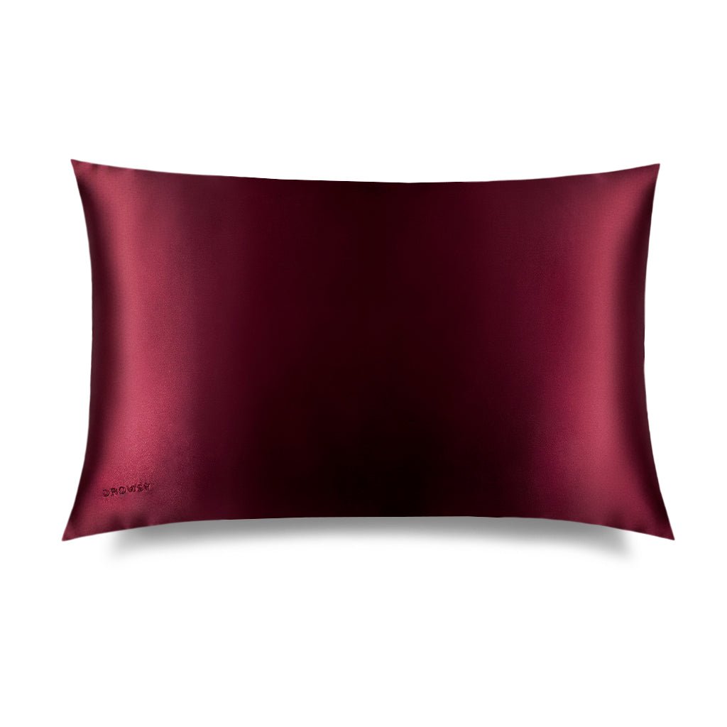 USA - DrowsyB2B La Vie En Rouge Silk Pillowcase