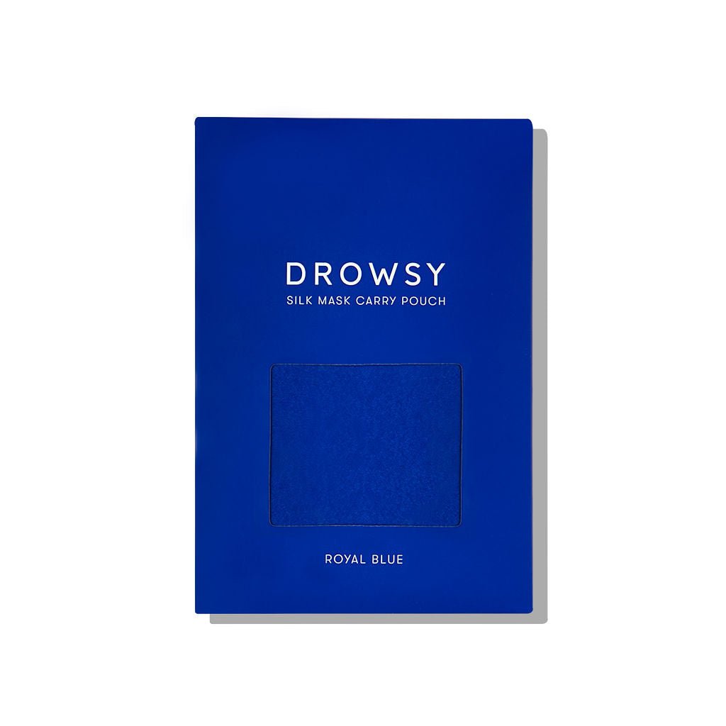 USA - DrowsyB2B Royal Blue Silk Carry Pouch
