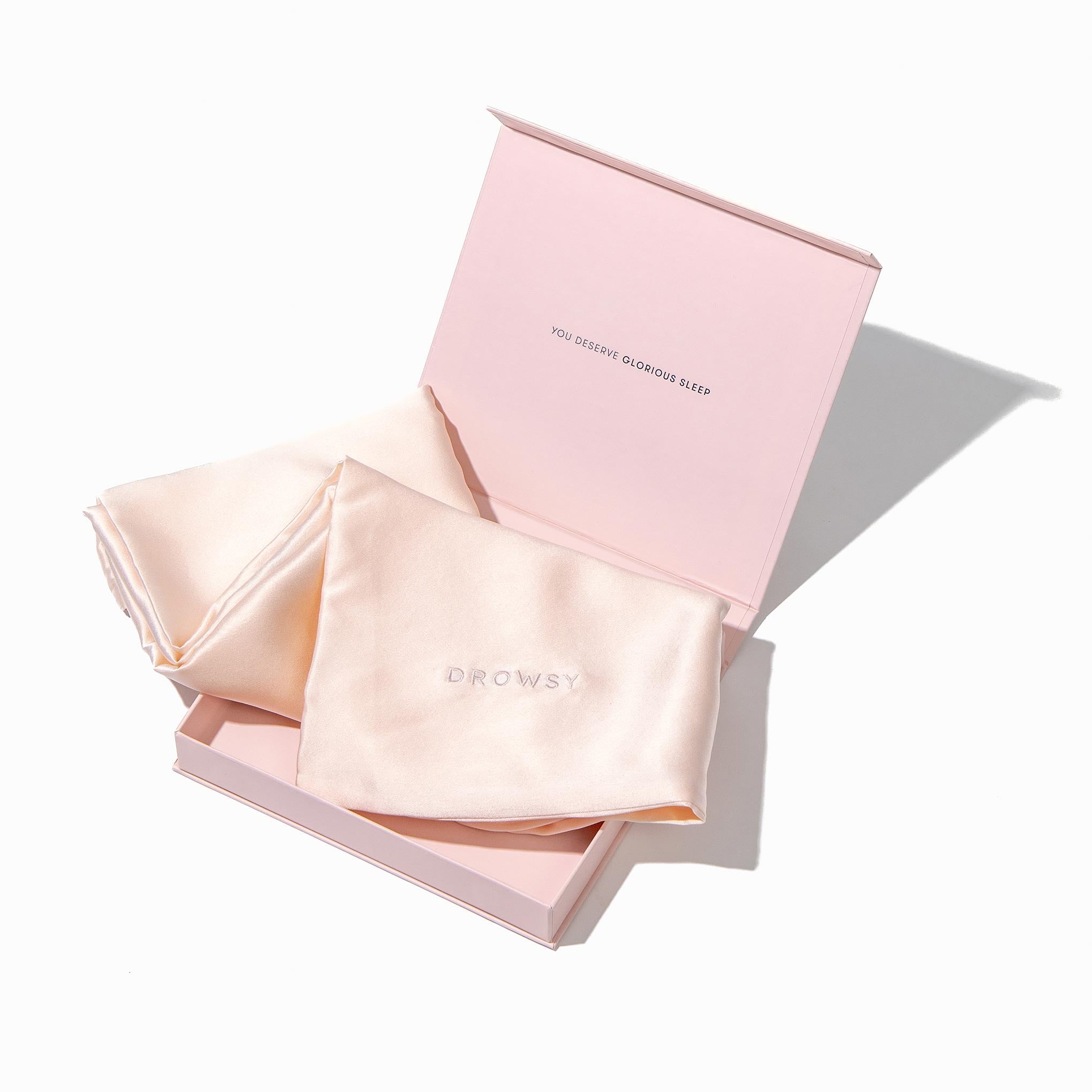 USA - DrowsyB2B Sunset Pink Silk Pillowcase