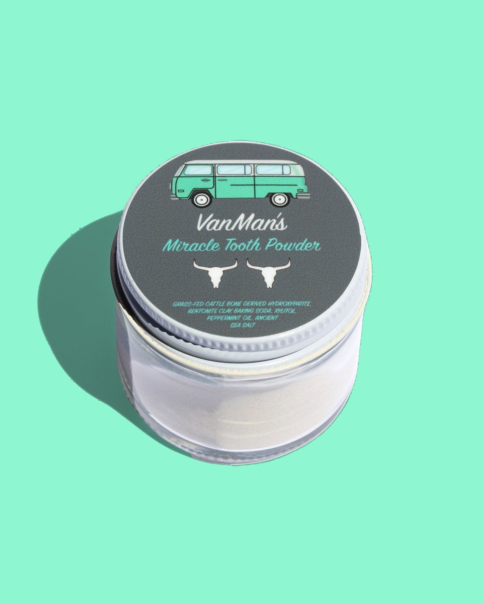 VanMan VanMan's Miracle Tooth Powder - Mint - Bone 2 oz