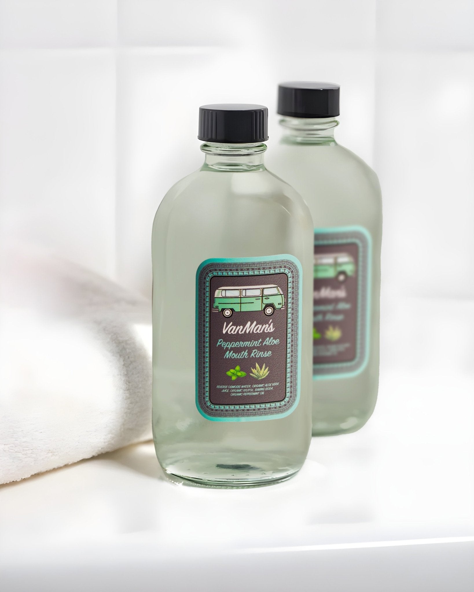 VanMan VanMan's Peppermint Aloe Mouth Rinse - 8 oz