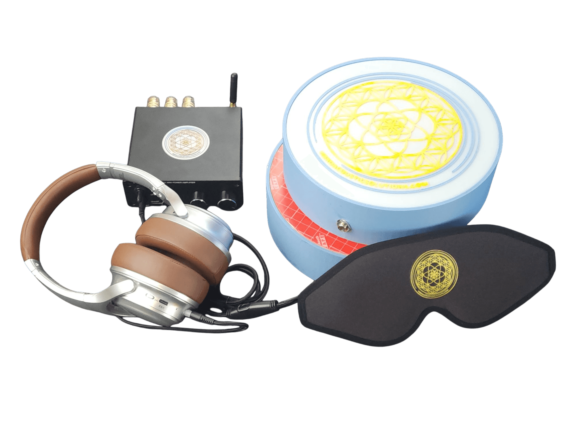 Vibroacoustic Solutions Vibroacoustic Therapy Massage Table Attachments with custom Amplifier Bundle