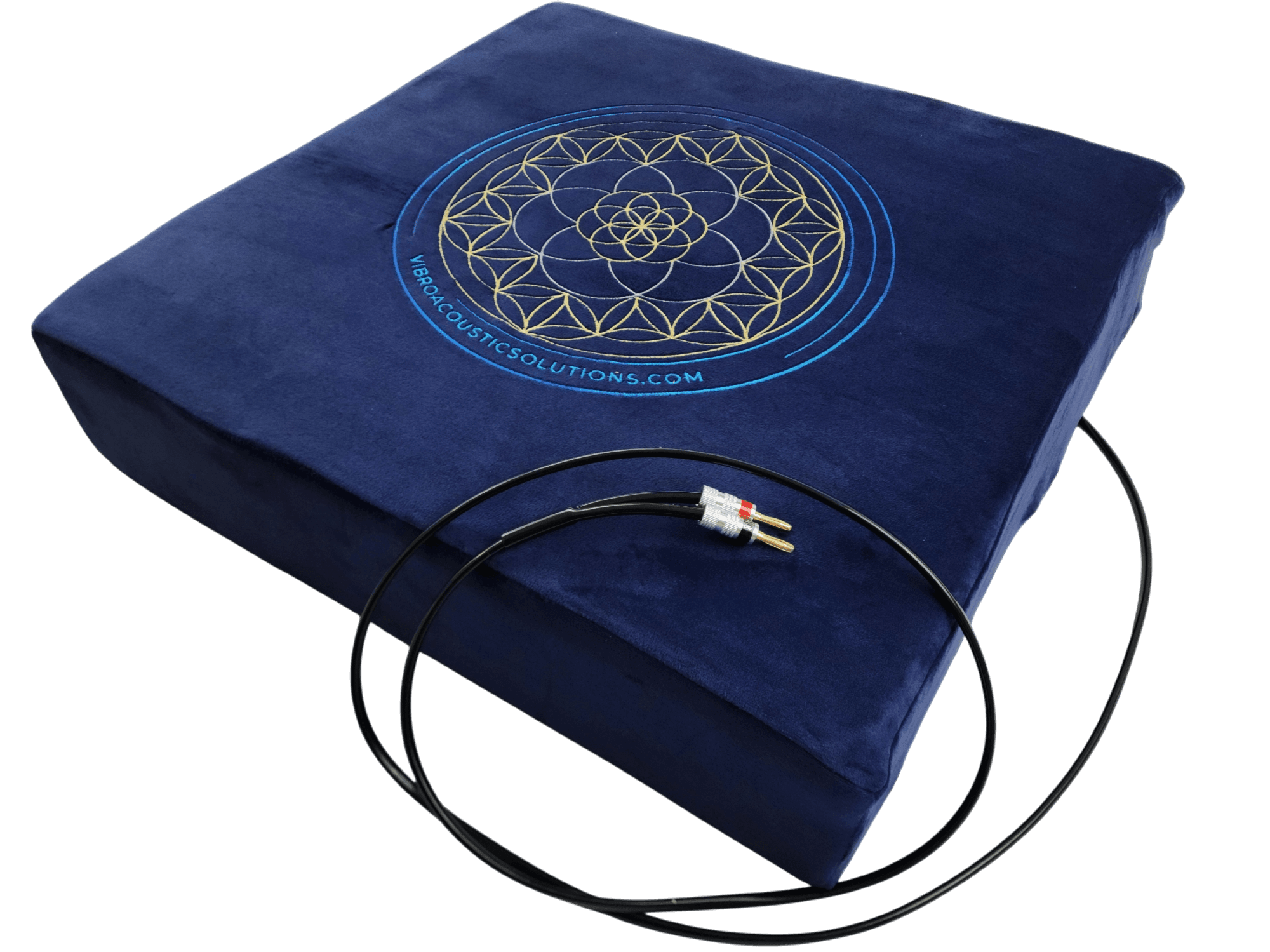Vibroacoustic Solutions Vibroacoustic Therapy Meditation Cushion bundle with custom amplifier