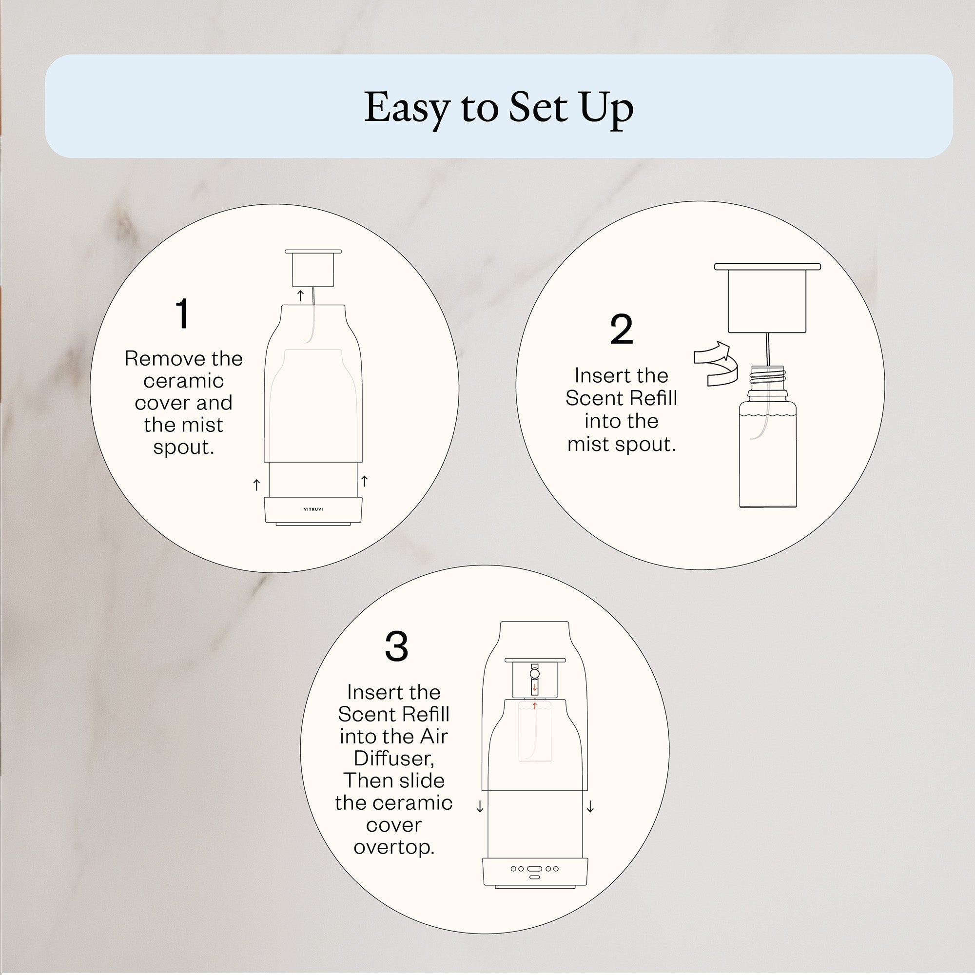 Vitruvi US Rosy Glow Air Scent Refill