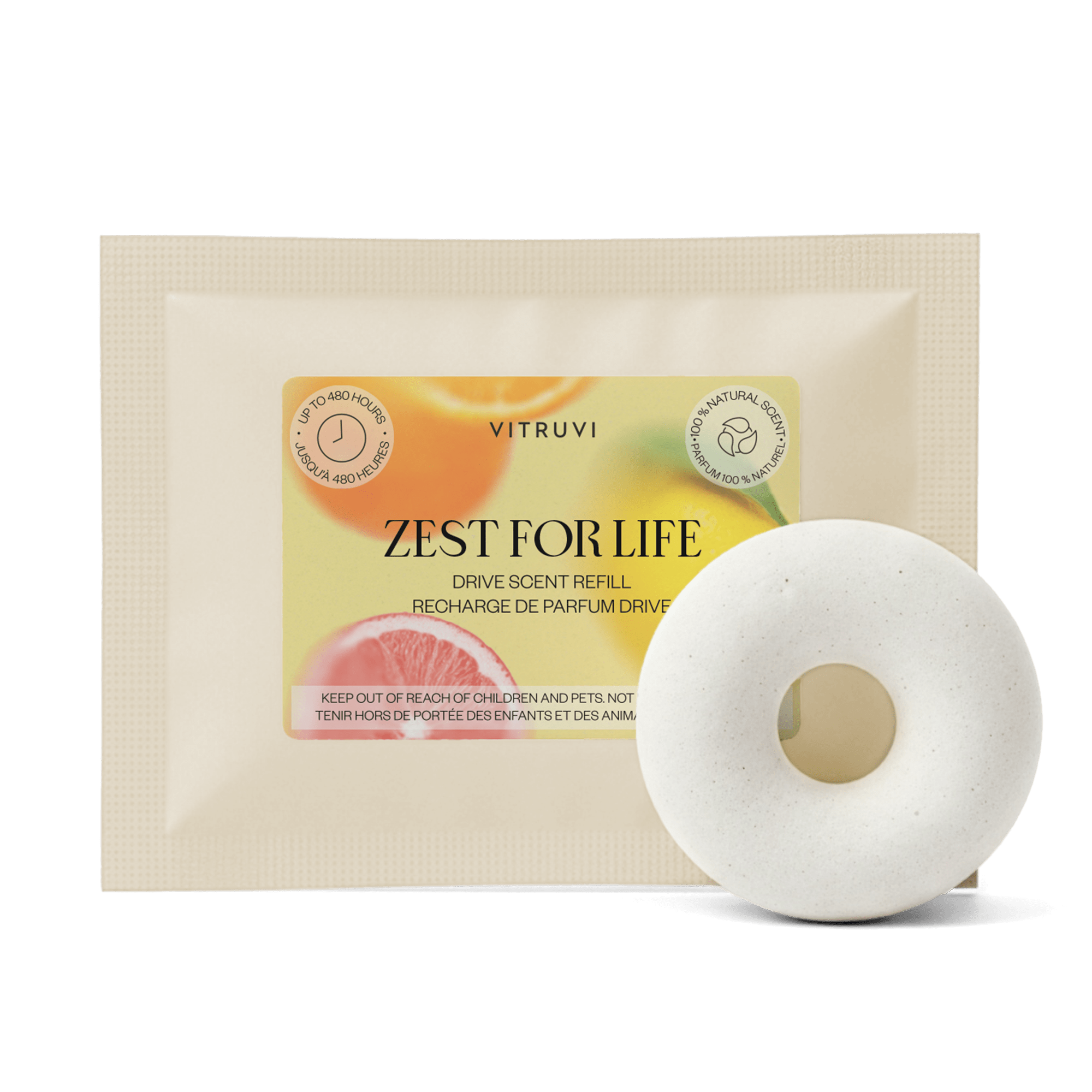 Vitruvi US Zest for Life Drive Scent Refill