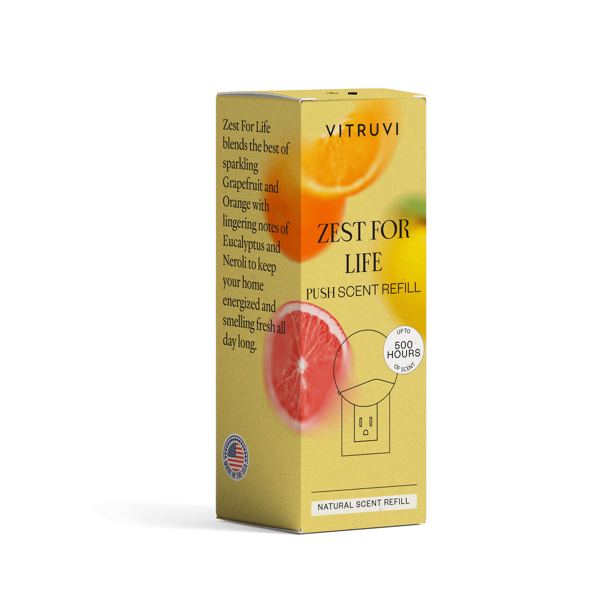 Vitruvi US Zest for Life Push Scent Refill
