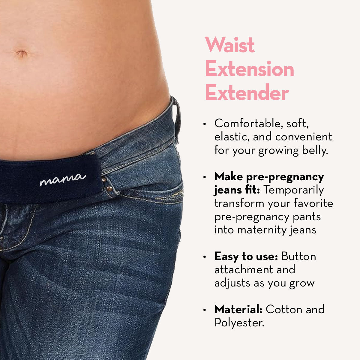 The Spoiled Mama Mama Maternity Belly Band - Pregnancy Waistband Extender