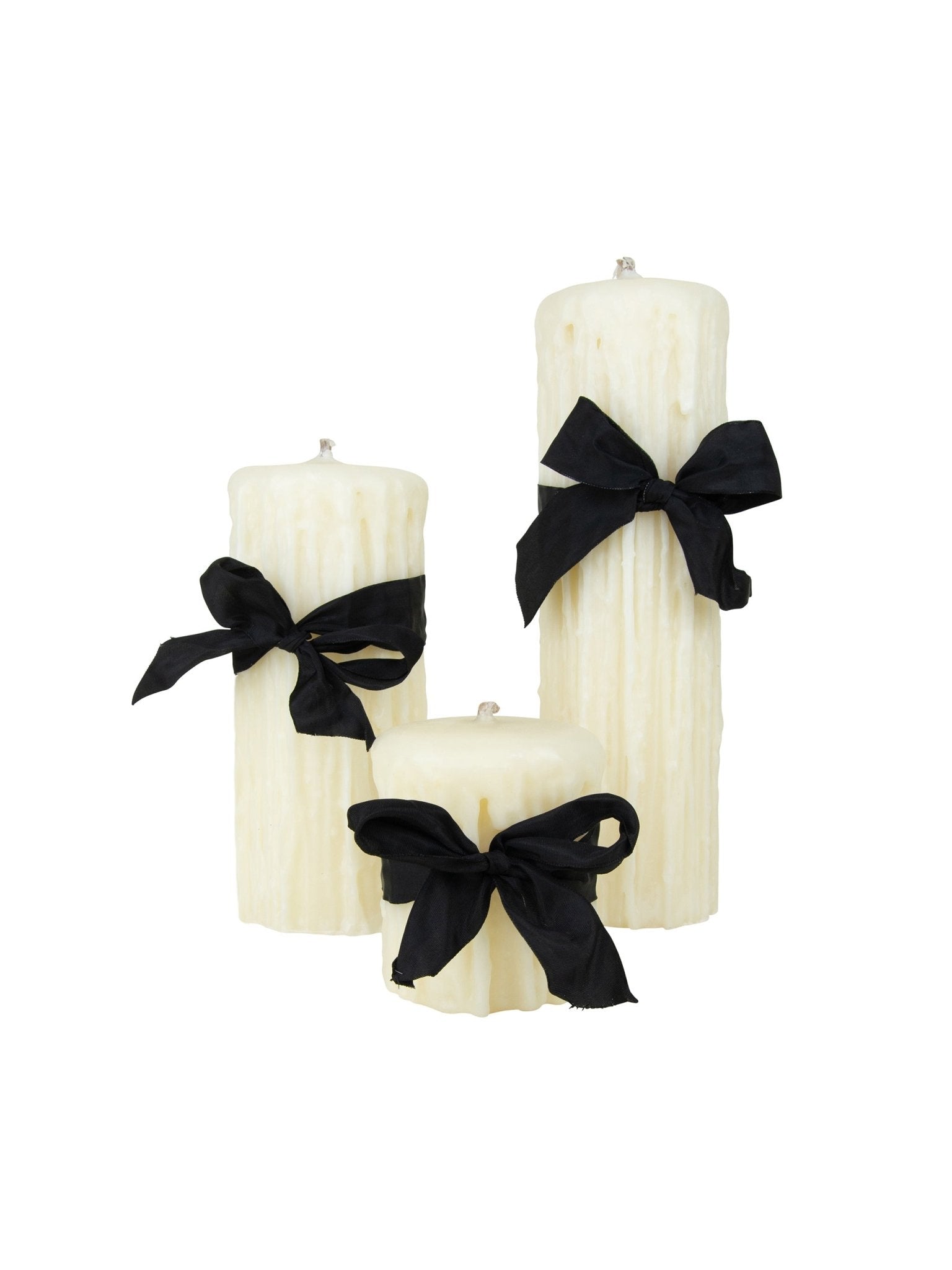Beeswax Drip Pillar Candle