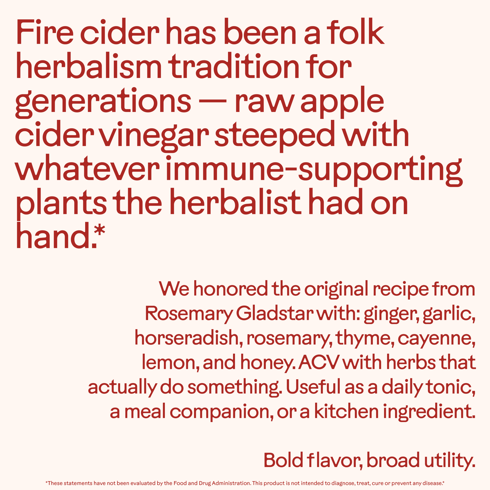 WOODEN SPOON HERBS Fire Cider