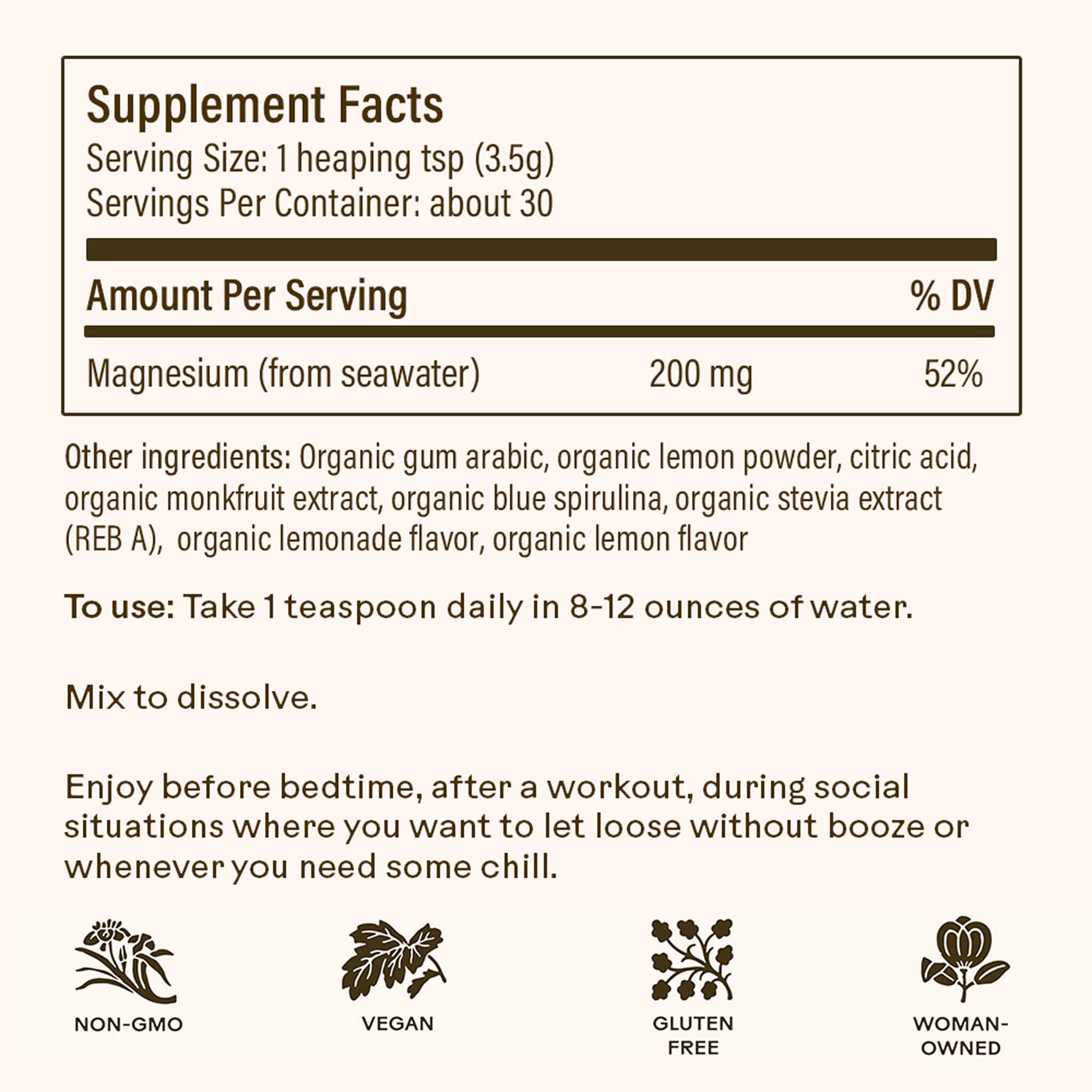 WOODEN SPOON HERBS Magic Magnesium