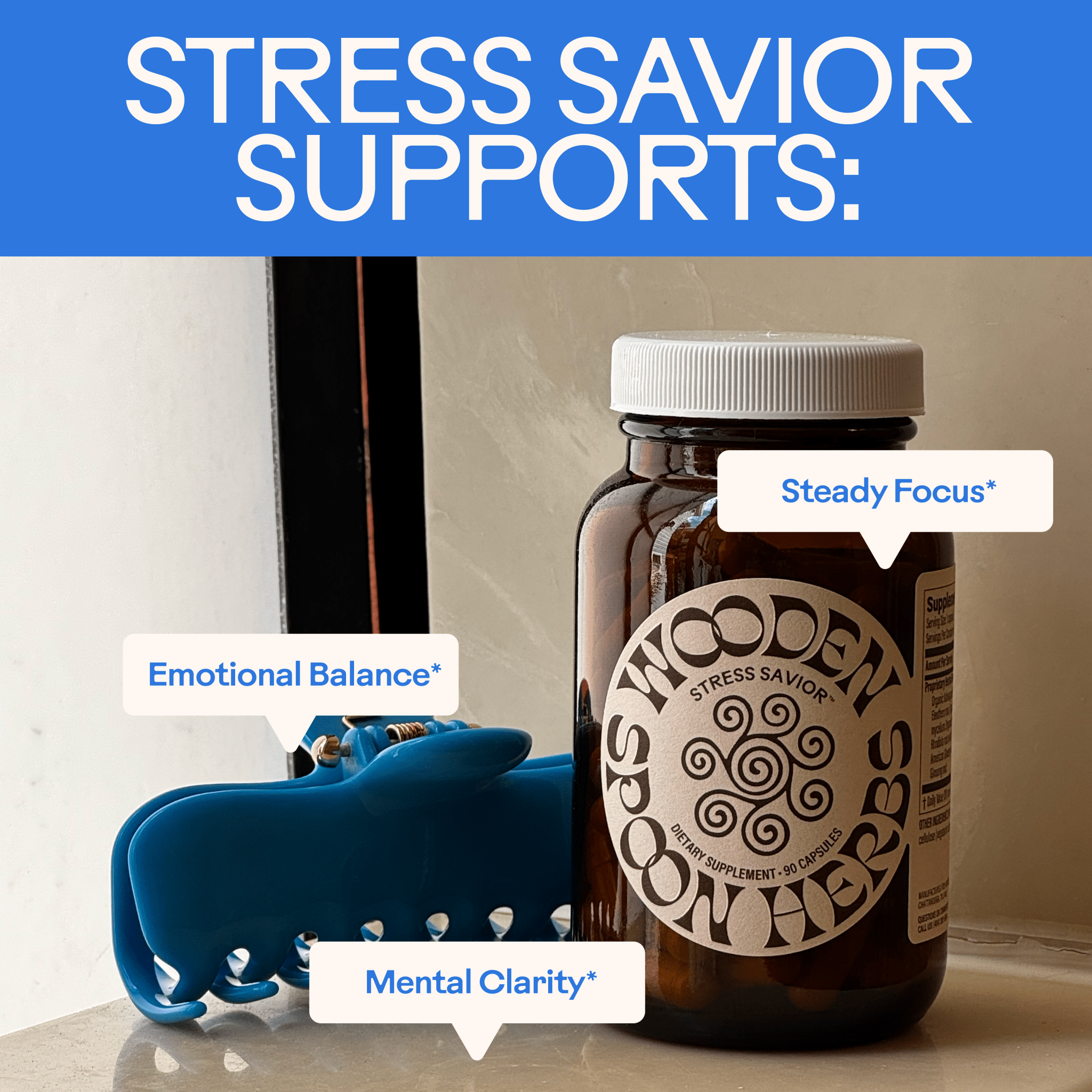 WOODEN SPOON HERBS Stress Savior