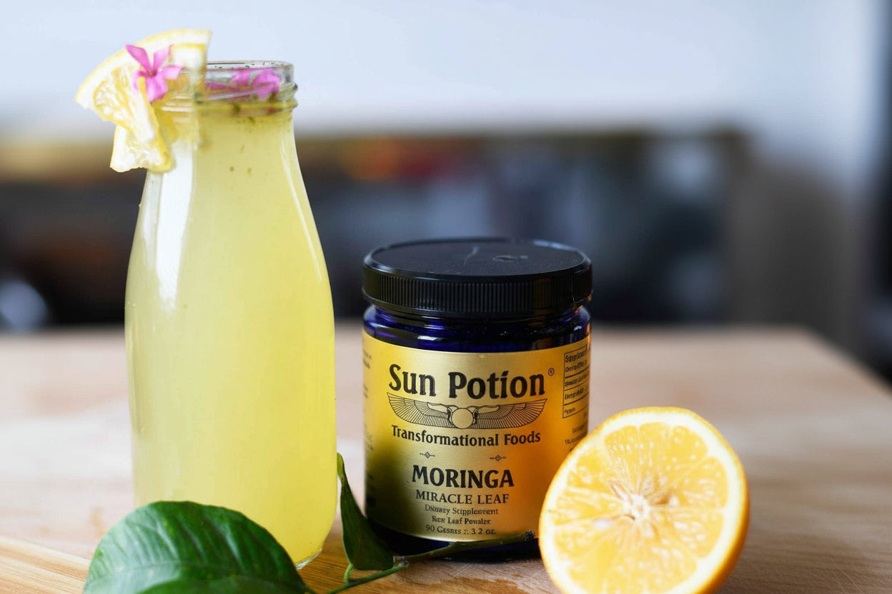Polvo de hoja de moringa (orgánico)
