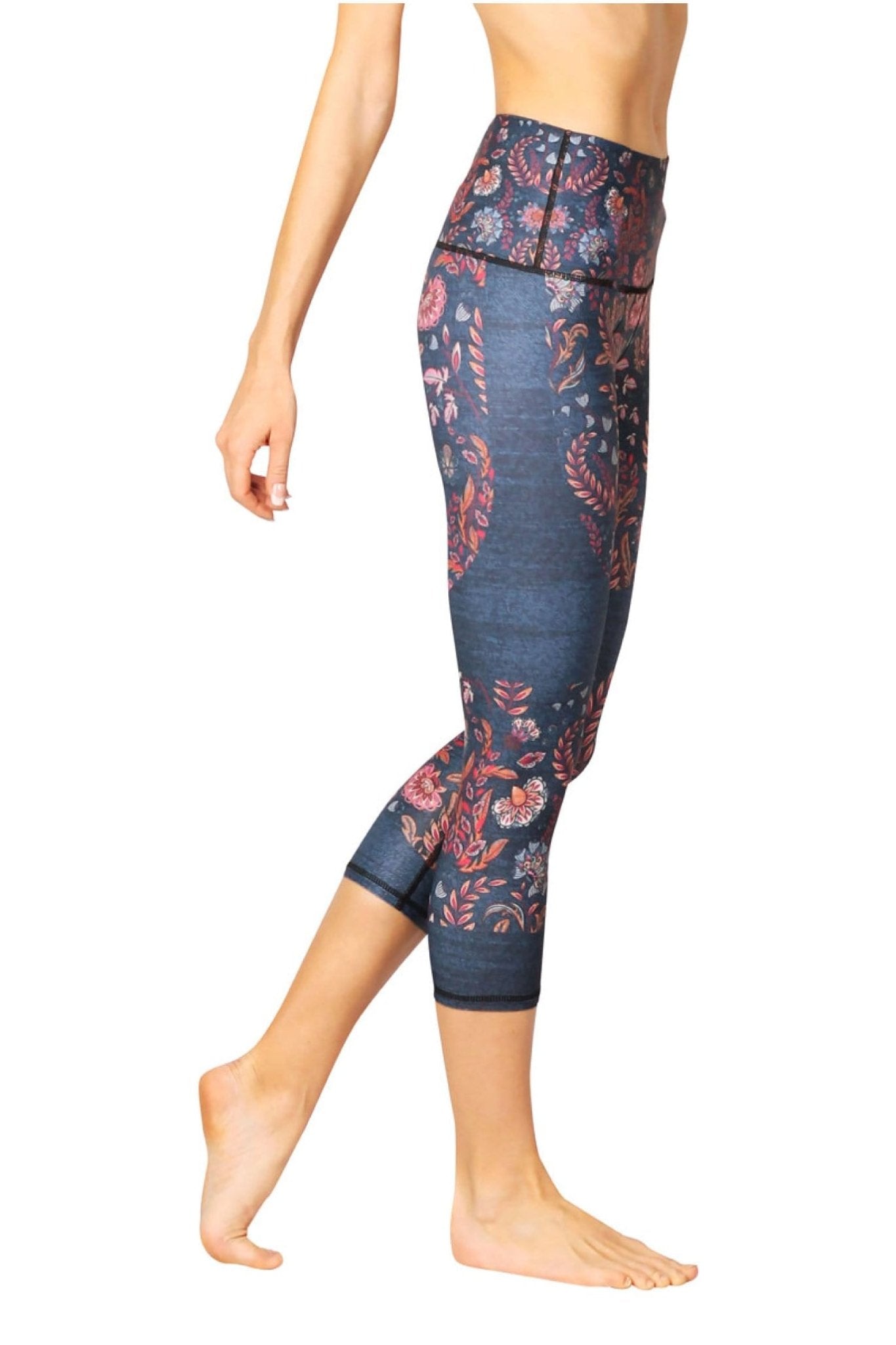 Yoga Democracy Capri Legging - Festival Denim