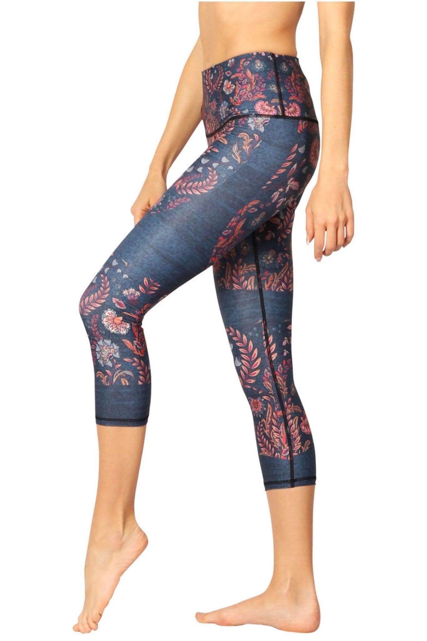 Yoga Democracy Capri Legging - Festival Denim